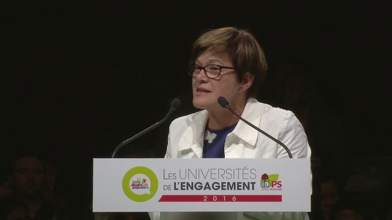 Discours  de Martine Filleul à l'Université de l'Engagement à Lomme