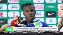 Rodin Quiñónez habló en la previa del juego entre Envigado y Nacional · Liga Águila 2016-II (fecha 13)