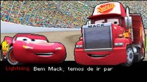 Carros #12 Taça Piston Pista Motorizada do Sul Jogo de Filme com Relâmpago McQueen Gameplay Portuguê