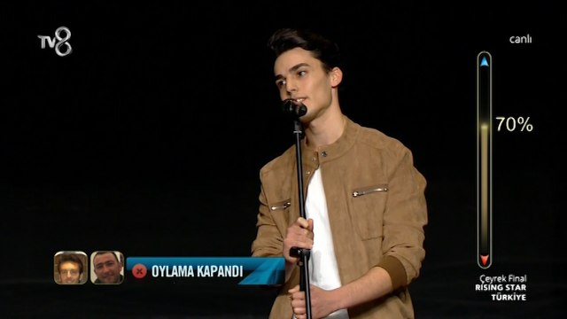 Ahmet Cemil Aynacı 'Vay' Çeyrek Final - Rising Star Türkiye 7 Eylül 2016