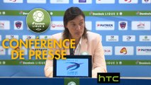 Conférence de presse Clermont Foot - RC Lens (1-1) : Corinne DIACRE (CF63) - Alain  CASANOVA (RCL) - 2016/2017
