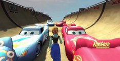 Nursery Rhymes w/ Disney Frozen Anna and Disney Pixar Cars Lightning McQueen & Dinoco Children Songs