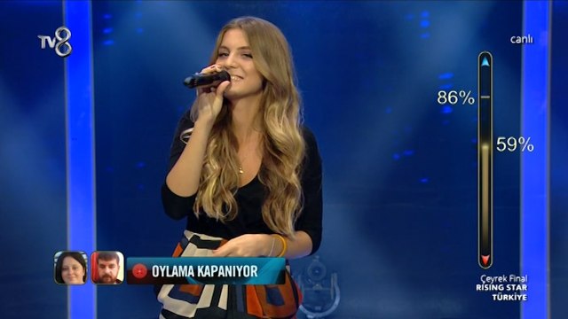 Elida Hajdari 'Valerie' Çeyrek Final - Rising Star Türkiye 7 Eylül 2016