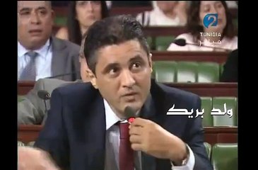 عركة داخل مجلس نواب الشعب بين سامية عبو و النائب حسونة عن نداء تونس