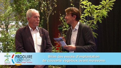 Rencontre  avec Alain Tiengou, élu Chambre 22 : couverts végétaux avant saison