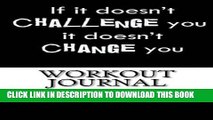 Collection Book Workout Journal: Workout Log Diary with Food   Exercise Journal: Workout Planner /