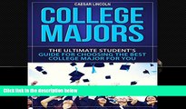 behold  College Majors: The Ultimate Student s Guide for Choosing the Best College Major for You