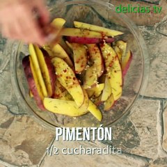 Papas asadas crujientes