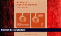 eBook Download Student s Solutions Manual for Fundamentals of Differential Equations 8e and