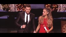 Michael Bublé & Ariana Grande 'Santa Claus Is Coming To Town'