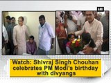 Watch: Shivraj Singh Chouhan celebrates PM Modi’s birthday with divyangs