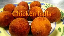 (International Cooking) CHICKEN BALLS
