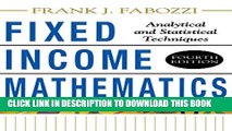 [PDF] Fixed Income Mathematics, 4E: Analytical   Statistical Techniques Full Colection