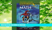 FAVORITE BOOK  McDougal Littell Middle School Math California: Teacher s Edition Algebra 1 2008