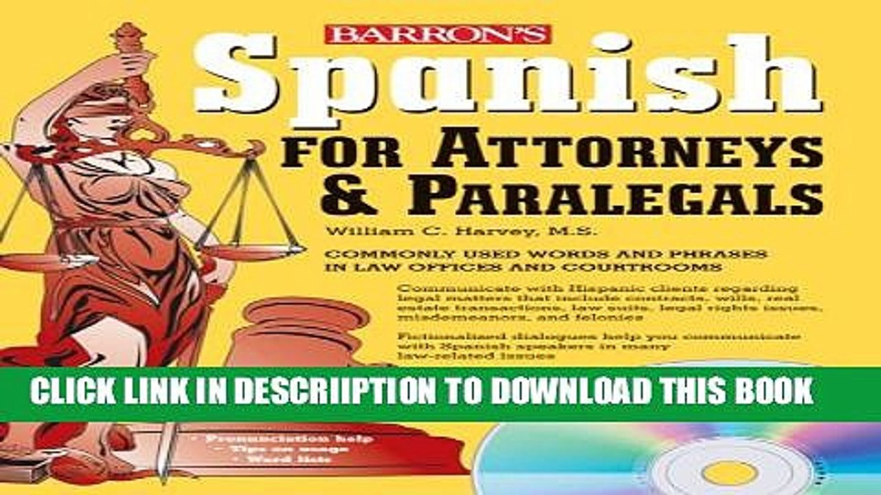 [PDF] Spanish for Attorneys and Paralegals with Audio CDs Full Online