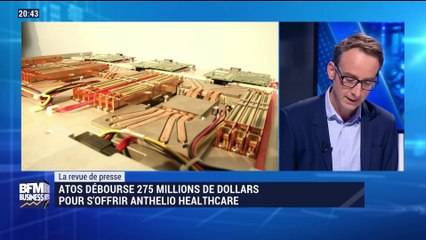 L'actualité IT: Atos débourse 275 millions de dollars pour s'offrir Anthelio Healthcare Solutions - 17/09