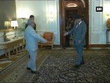 Nepal PM Dahal calls on President Pranab Mukherjee