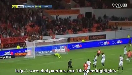 Bejamin Moukandjo Goal HD - Lorient 1-0 Lille  17.09.2016
