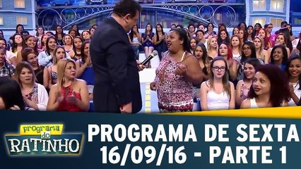 Programa do Ratinho - 16.09.16 - Parte 1