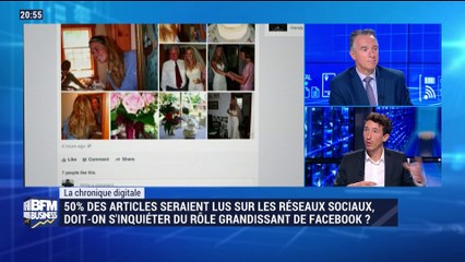 La chronique digitale: 50% des articles seraient lus sur les réseaux sociaux comme Facebook - 17/09