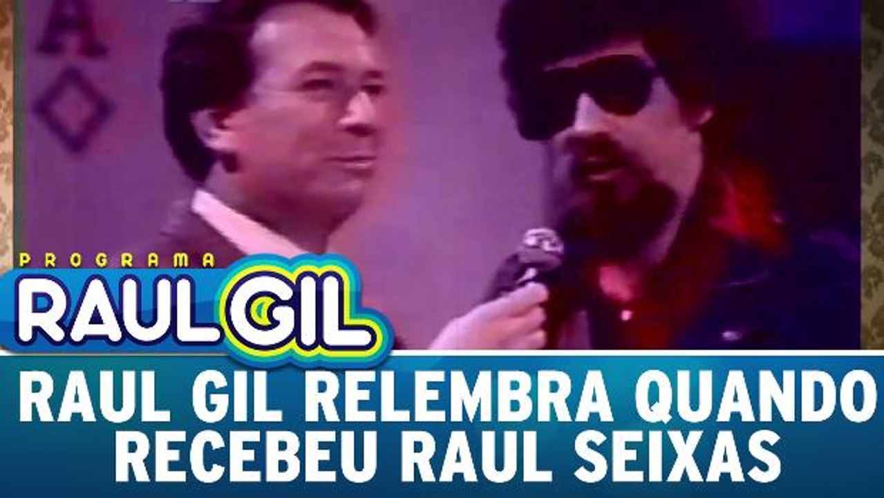 Raul Gil relembra quando recebeu Raul Seixas em seu programa