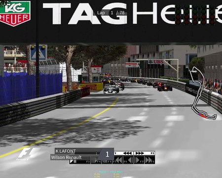 Départ du grand prix de Monaco 2016