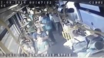 Hemşire Ayşegül Terzi'nin Otobüste Darbedilmesi Güvenlik Kameralarınca Kaydedildi