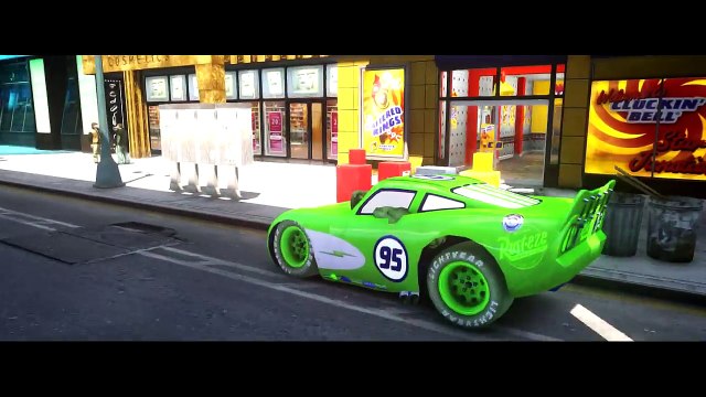 The Black Spider-Man with his Spiderman McQueen Cars & Hulk with his Green Lightning McQueen Cars!