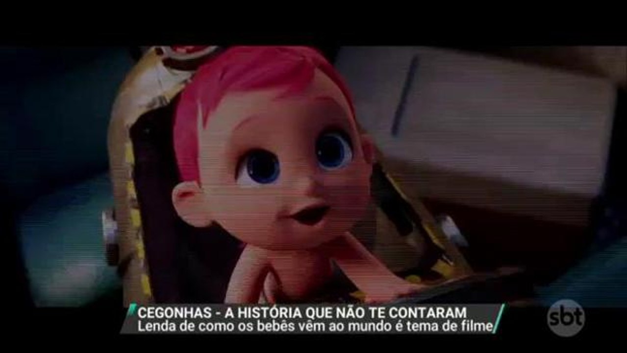 Jornal do SBT mostra os bastidores da animação `Cegonhas`
