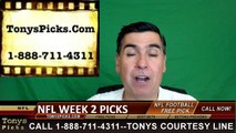 Pro Football NFL Free Picks Sunday Week 2 Betting Odds 9-18-2016