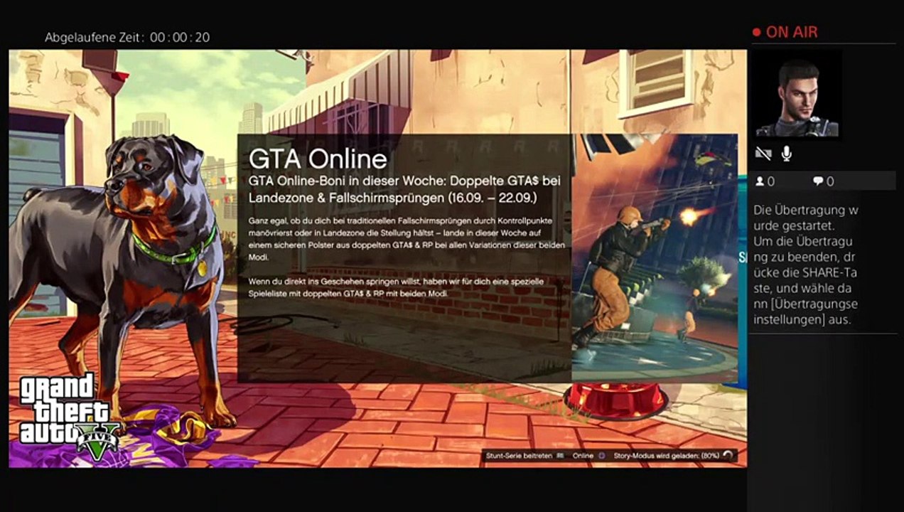 PS4-Live-Übertragung von FIRAT-58