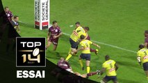 TOP 14 ‐ Essai Paul JEDRASIAK (ASM) – Clermont-Bordeaux-Bègles – J5 – Saison 2016/2017