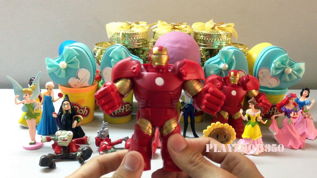 Marvel Avengers, Iron Man, Disney Princess, Snow White, Cinderella, Plants VS Zombies, PlayzDoh350 Videos for kids