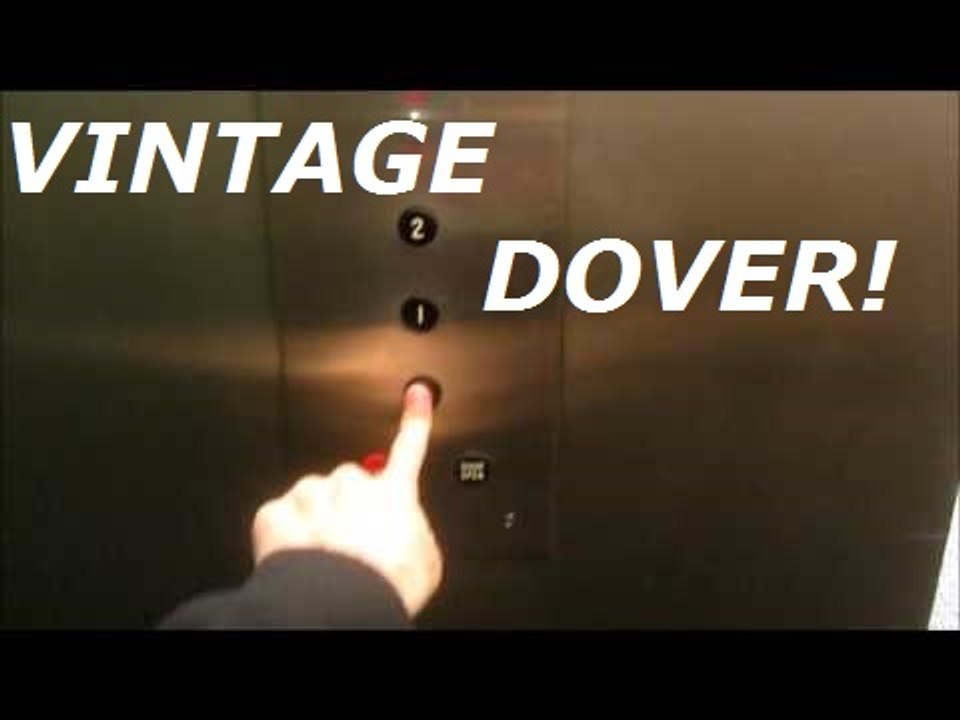 VINTAGE Dover hydraulic elevator at East center building, Lincoln NE