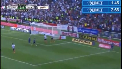 1-0 Edgar Benitez Goal - Queretaro 1-0 Monterrey 1709.2016