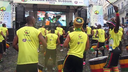 Olodum concert de rue salvador do Bahia