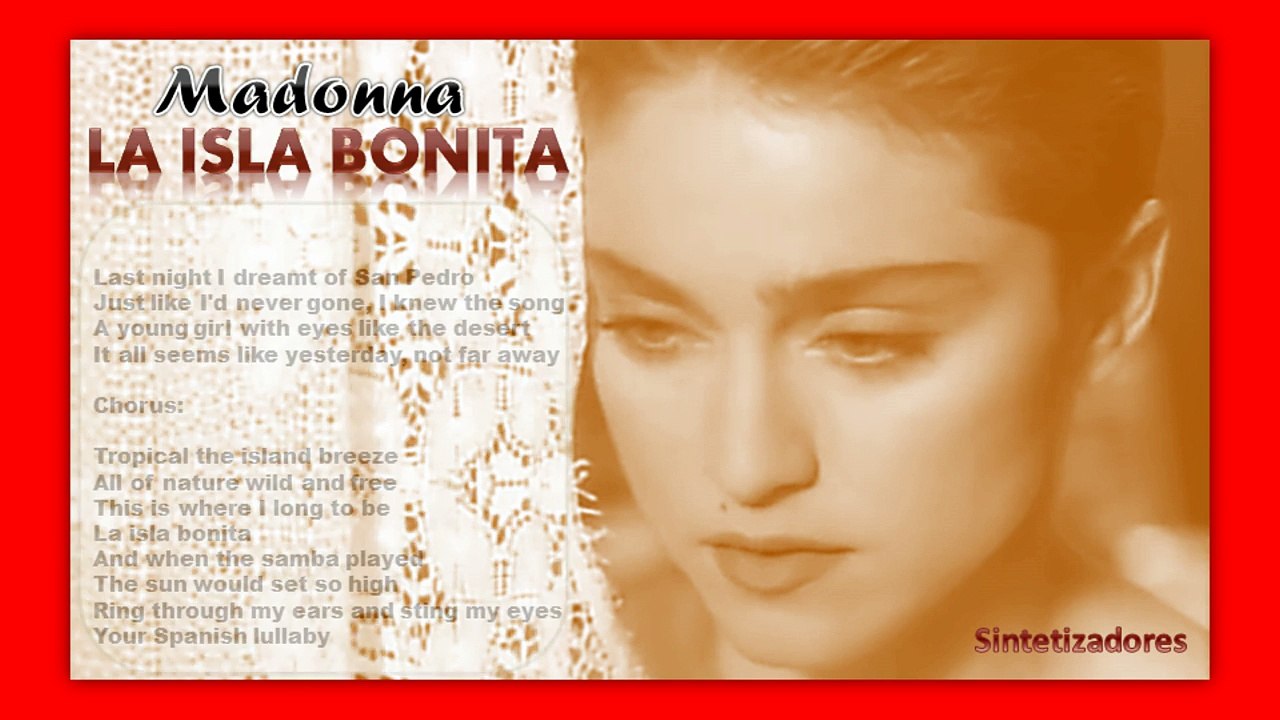 La Isla Bonita - Madonna - Instrumental