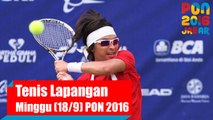 Tenis Lapangan - Minggu (18/9)