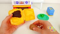 Bộ đồ chơi nấu ăn - Nấu ăn Bằng Đất Nặn Play-Doh với bộ dụng cụ nhà bếp Cartoons
