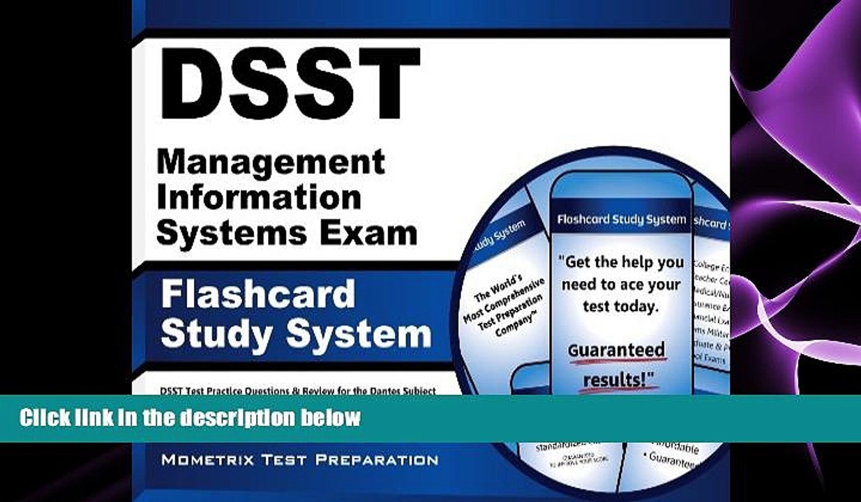 EBOOK ONLINE  DSST Management Information Systems Exam Flashcard Study System: DSST Test Practice