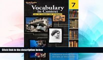 Big Deals  Vocabulary in Context for the Common Core Standards: Reproducible Grade 7  Free Full