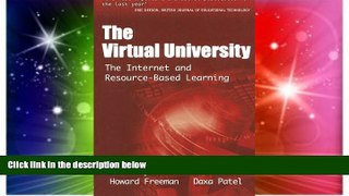 Must Have PDF  The Virtual University: The Internet and Resource-based Learning (Open and Flexible