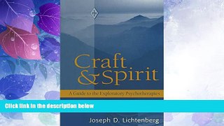 Big Deals  Craft and Spirit: A Guide to the Exploratory Psychotherapies (Psychoanalytic Inquiry
