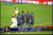 Alianza Lima y Universitario empataron 1-1 en el clásico del fútbol peruano