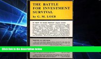 Big Deals  The Battle for Investment Survival, Third Edition  Free Full Read Best Seller