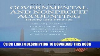 New Book Governmental and Nonprofit Accounting: Theory and Practice, Update (9th Edition)