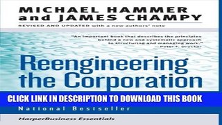 New Book Reengineering the Corporation: A Manifesto for Business Revolution (Collins Business