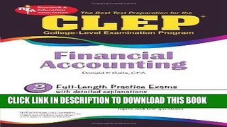 Collection Book CLEPÂ® Financial Accounting (CLEP Test Preparation)