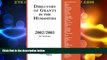 Big Deals  Directory of Grants in the Humanities, 2002/2003: Sixteenth Edition  Free Full Read