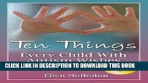 Collection Book Ten Things Every Child with Autism Wishes You Knew